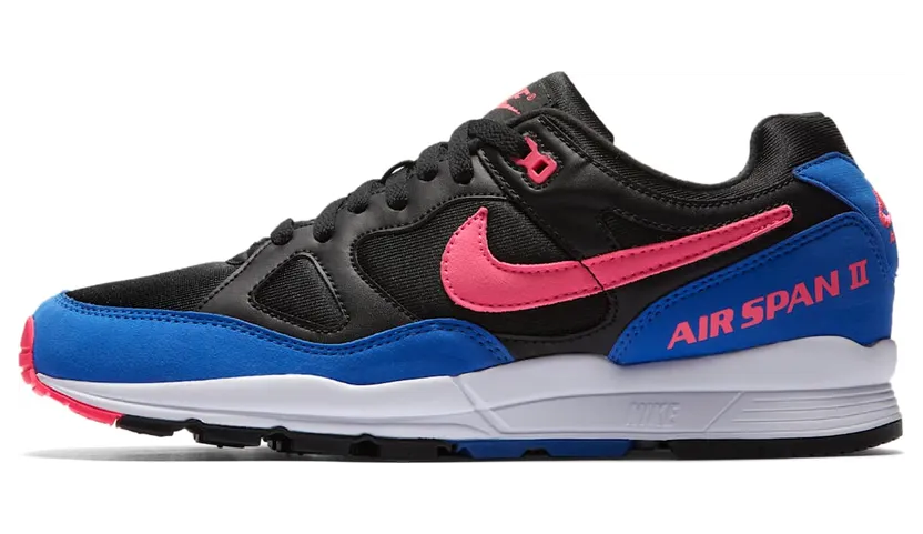 Nike Air Span 2 Black Hyper Pink Hyper Royal