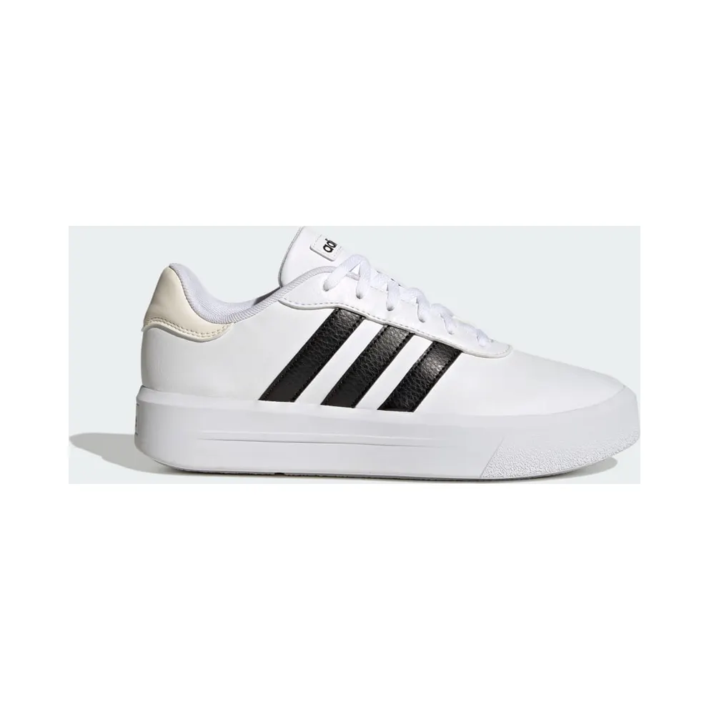 adidas Court Platform Schuh Cloud White / Core Black / Chalk White (HQ4532)