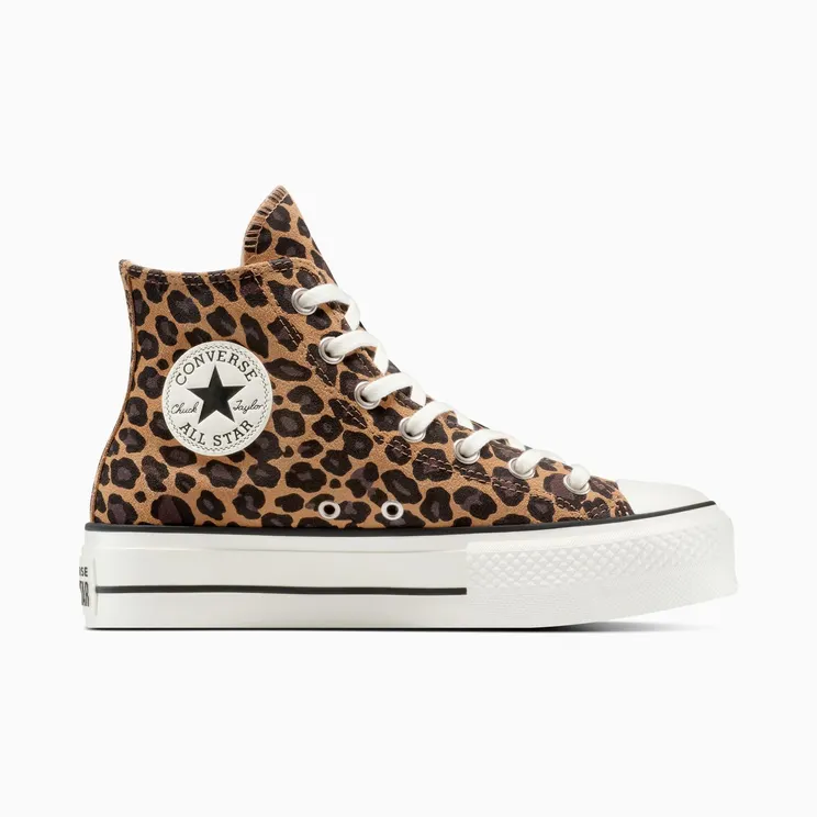 Converse Chuck Taylor All Star Lift Platform Hi Leopard Suede (A17979C)