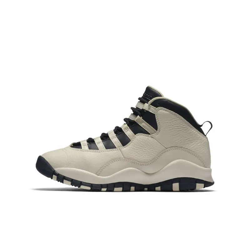 Jordan 10 Retro Heiress Pearl (GS) Pearl White/Black-Black (832645-207)