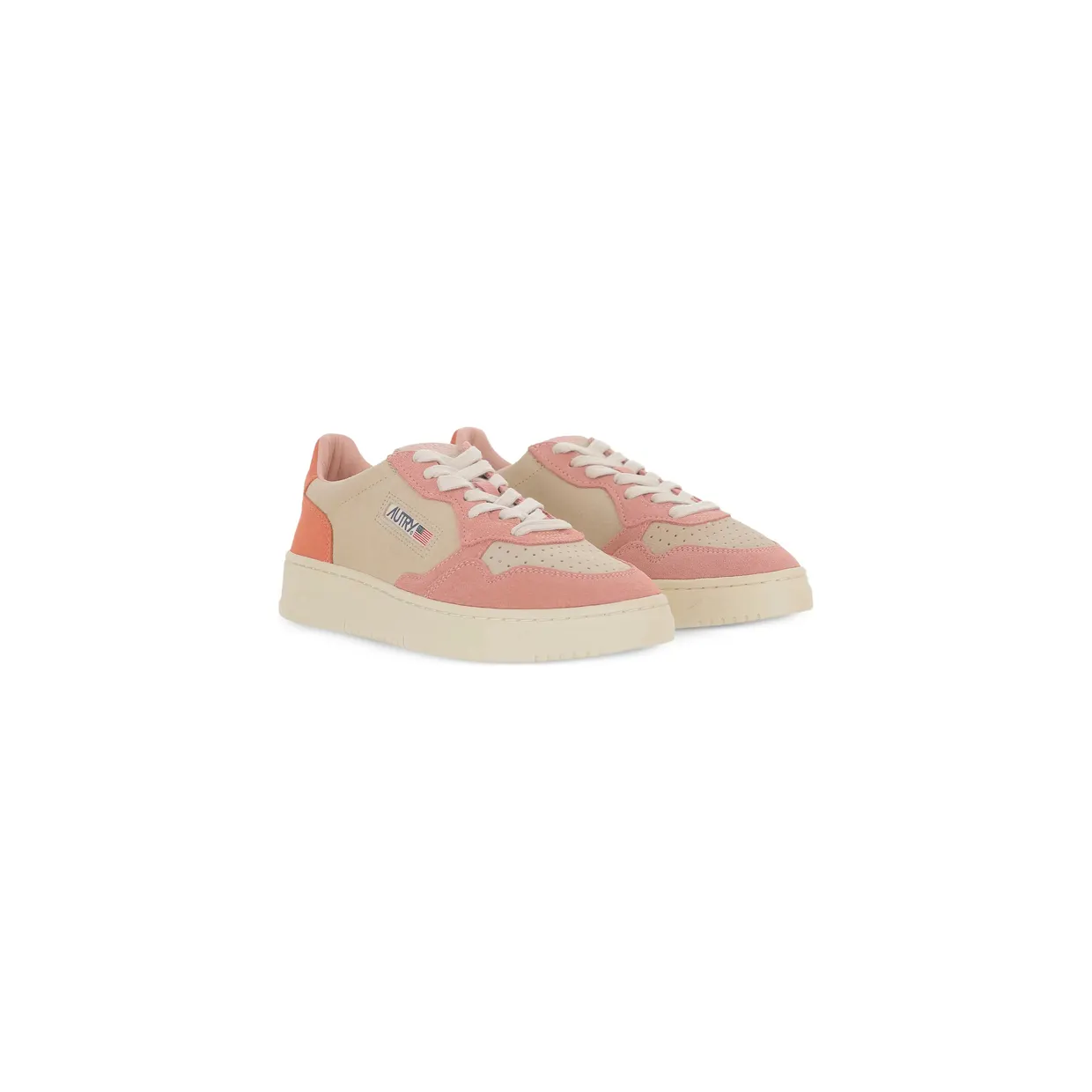 Autry Medalist Low Tri-colour “Neutrals/Pink” (AULW TS26) (4)