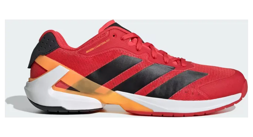 adidas Adizero Counterblast Indoor “Semi Lucid Red / Core Black / Lucid Tangerine” (KI4028)