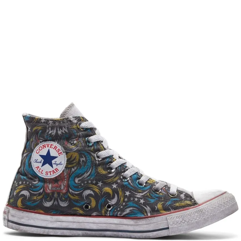 Converse Tattoo Chuck Taylor All Star High Top Print Forest Tiger (171027C)