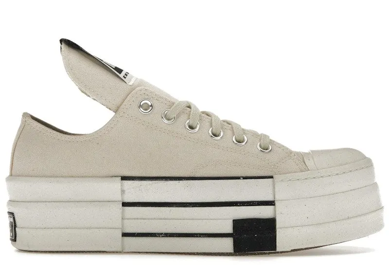 Converse DRKSHDW Chuck Taylor All Star DBL DRKSTAR Ox Rick Owens DRKSTAR Natural Ivory (A04955C)