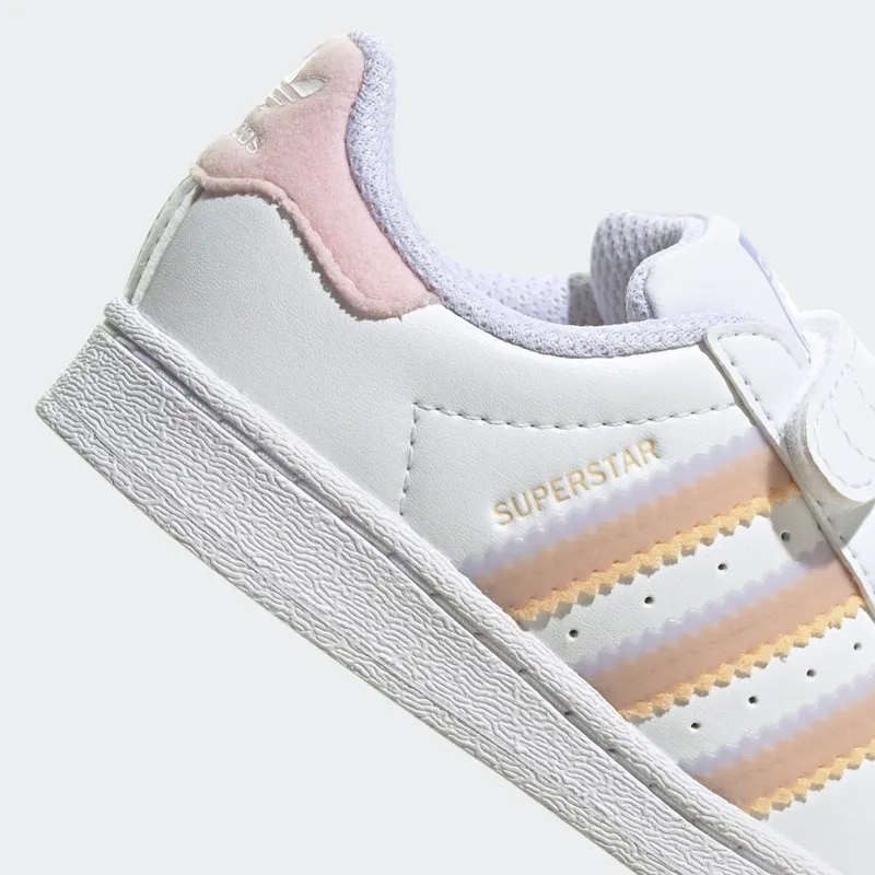 Adidas Superstar Cloud White / Pulse Amber / Semi Mint Rush (GY3364)