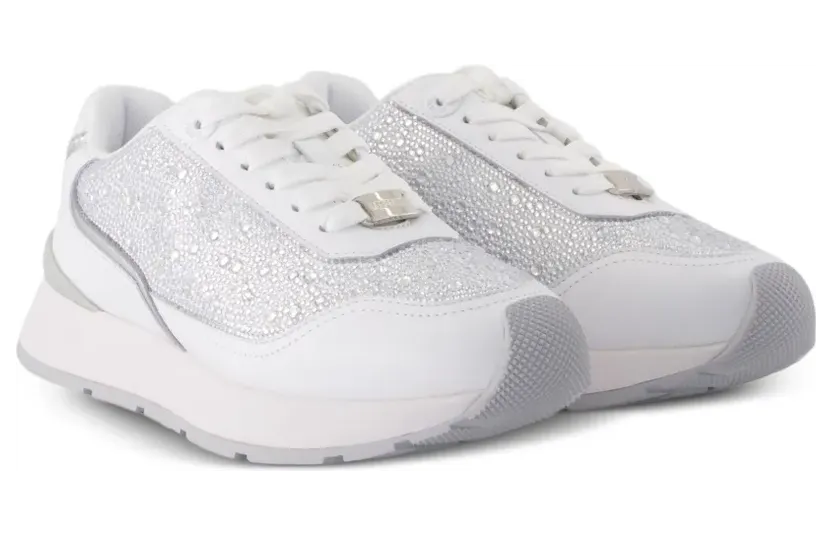 Versace Sneakers verfraaid met kristallen – Wit (10213051A16000)