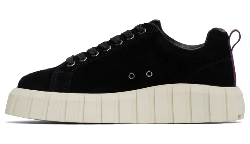 Eytys Black Suede Odessa Sneakers (OASB) (3)