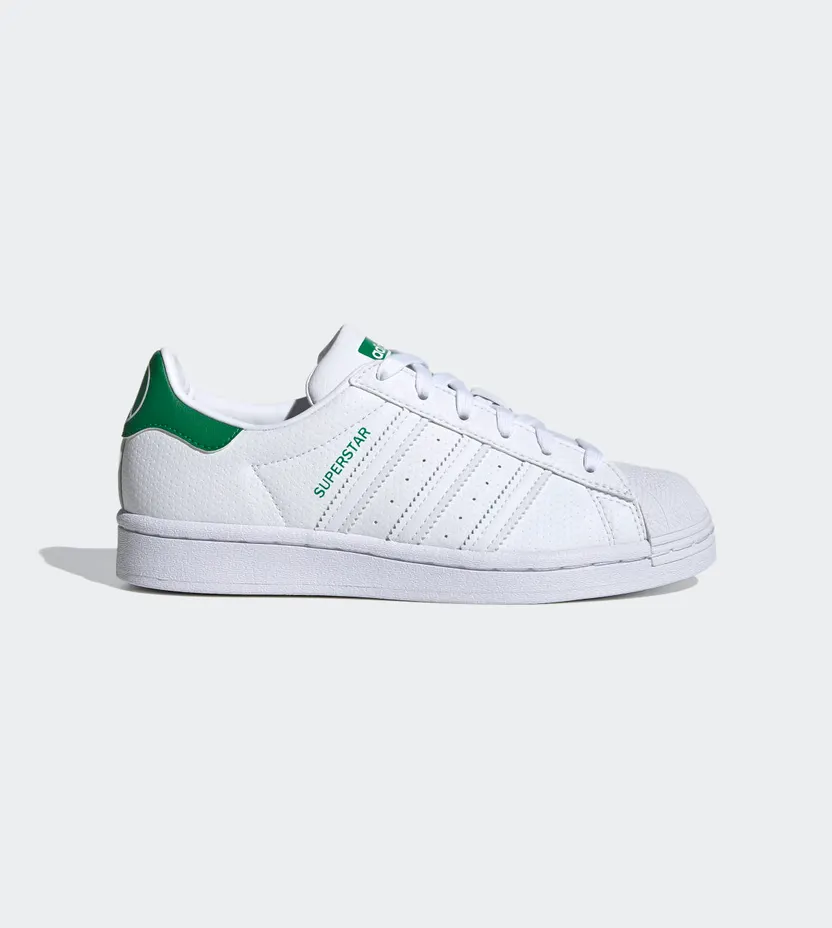 adidas Superstar Cloud White / Cloud White / Green (FW0818)