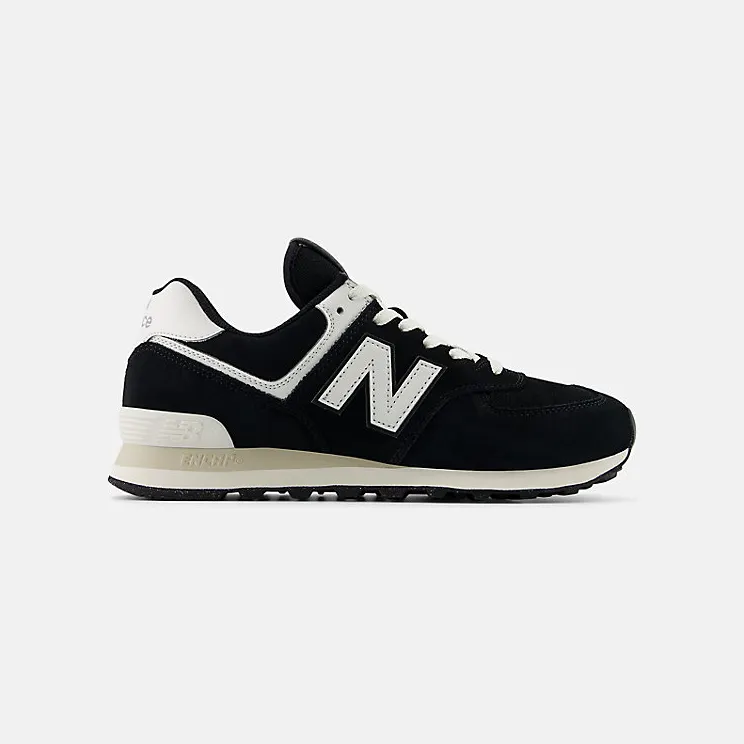 New Balance 574 Black White Beige (U574YCE)