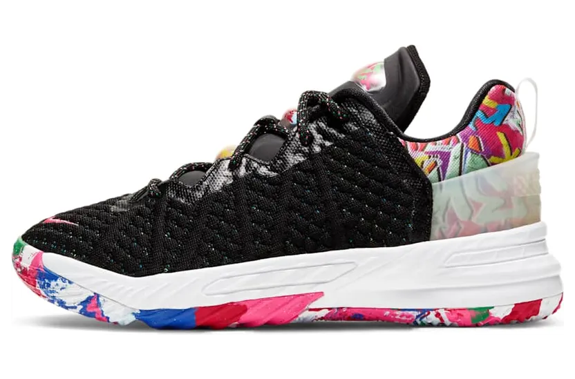 Nike LeBron 18 PS ‘James Gang’ Black/White/Multi-Color (CT4710-002)
