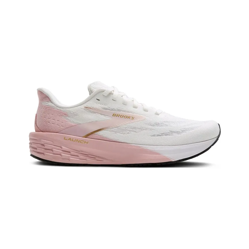 Brooks Launch 11 White Gold Pink (120439-1B-164)