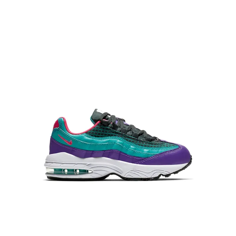 Nike Air Max 95 Now Cabana Hyper Grape (PS) Outdoor Green/Cabana-Hyper Grape-Hyper Pink (BQ7219-300)