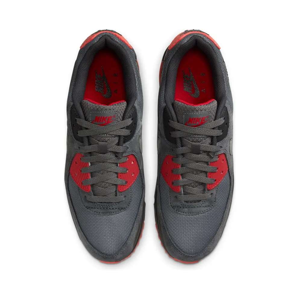 Nike Air Max 90 Smoke Grey Fire Red (DM0029-007)
