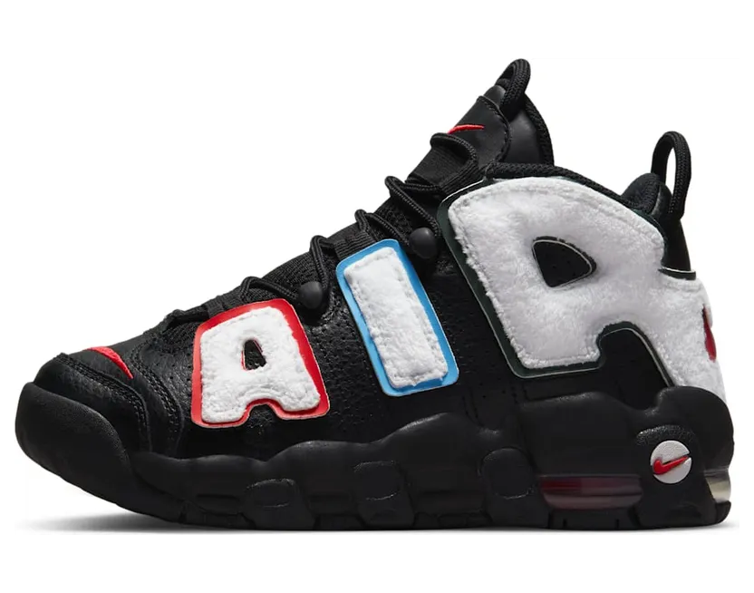 Nike Air More Uptempo Black University Red White (DQ7780-001)