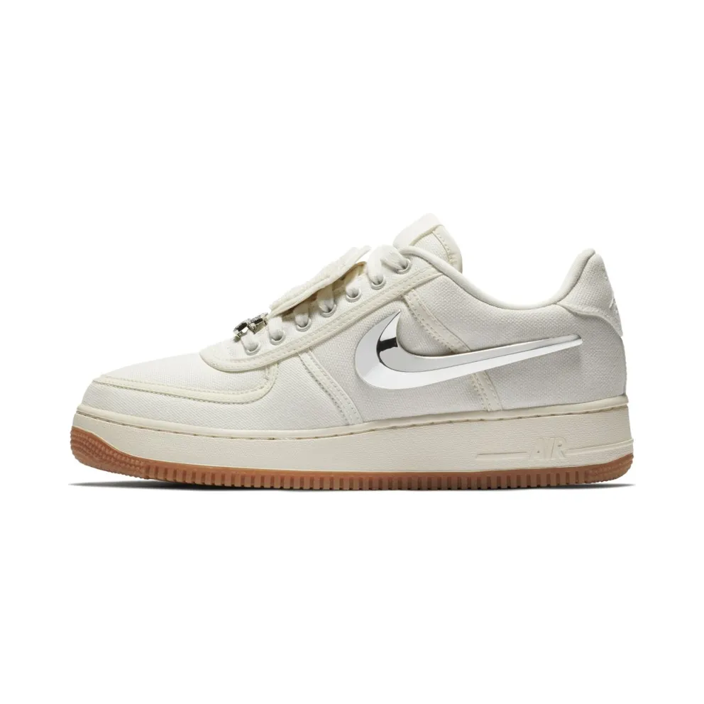 Nike Air Force 1 Low Travis Scott Sail Sail/Sail-Gum Light Brown (AQ4211-101)