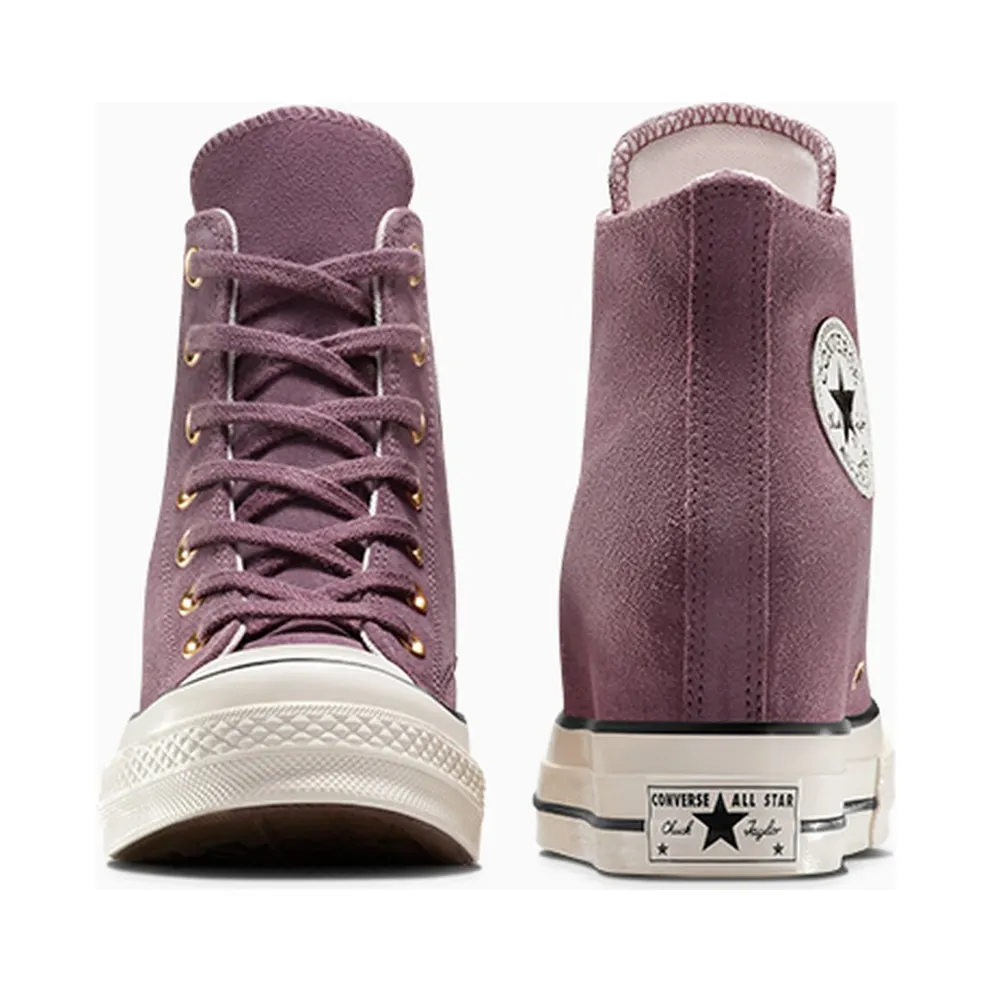 Converse Chuck 70 Wedge Platform Suede Trail Mixed/Egret/Black (A13834C)