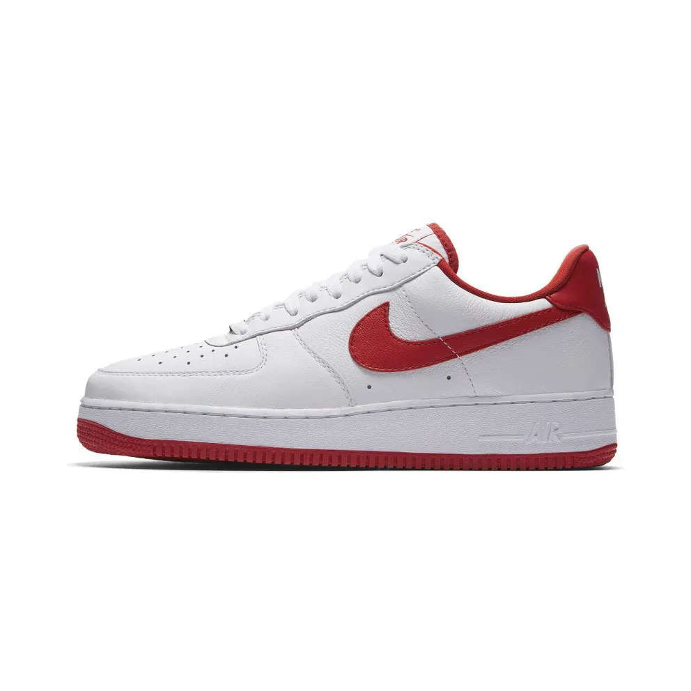 Nike Air Force 1 Low Think 16 (Fo Fi Fo) White/University Red-Metallic Gold-White (AQ5107-100)