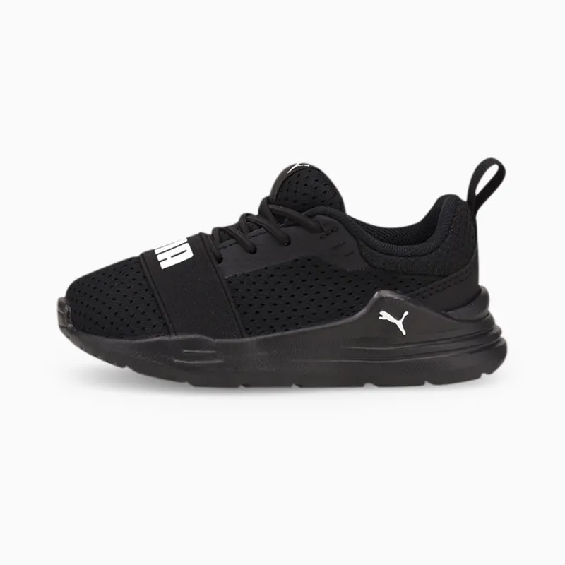 PUMA Wired Run Babies’ Black/White (374217-01)