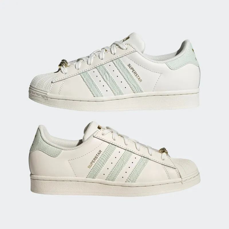 Adidas Superstar Cloud White / Linen Green / Off White (HQ6963)