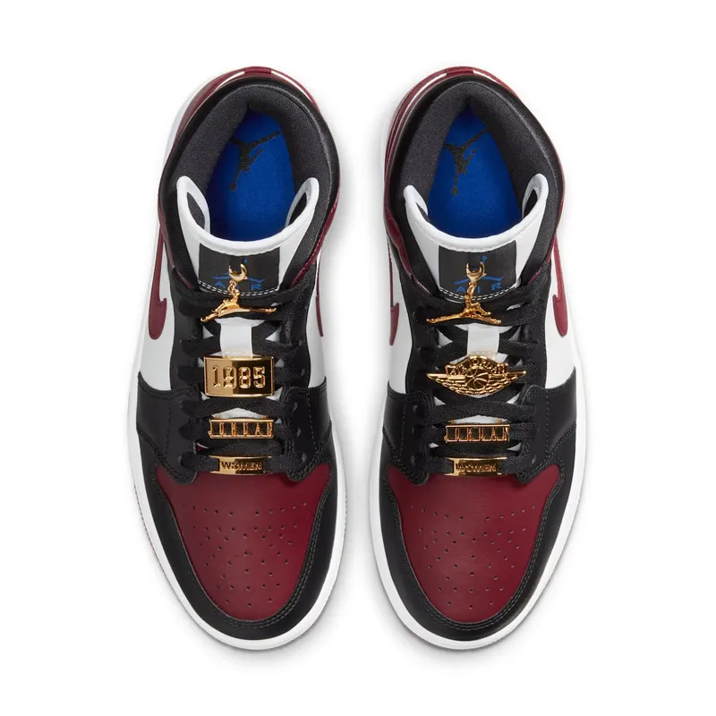 Jordan 1 Mid SE Black Dark Beetroot (W) Black/Dark Beetroot-White (CZ4385-016)