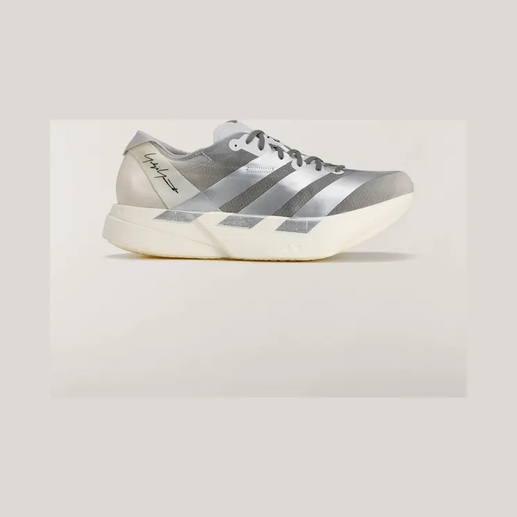 adidas Y-3 Adios Pro 4 “Chalk White / Silver Metallic / Light Solid Grey” (KZ9045)
