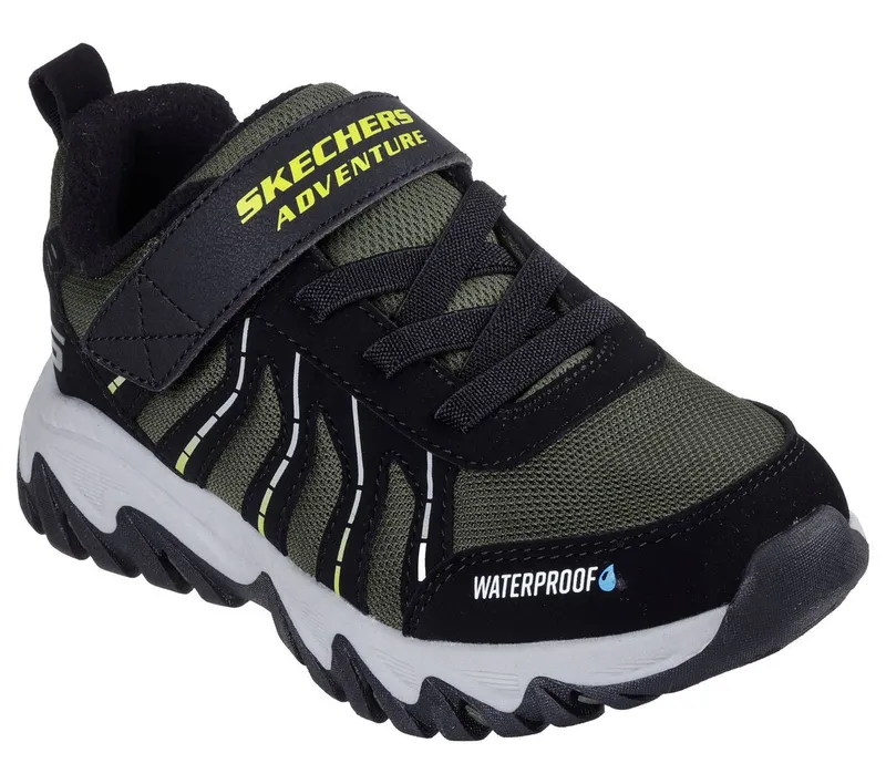 Skechers Waterproof: Rugged Ranger – Hydro Explorer Sneaker Black/Groente