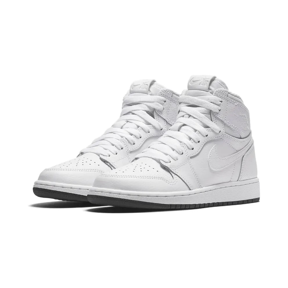 Jordan 1 Retro High Perforated White (GS) White/Black-White (575441-100)