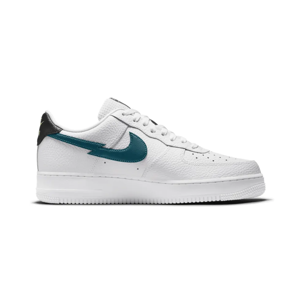 Nike Air Force 1 Low White – “White / Aquamarine-lime Glow-off Noir” (DJ6894-100)