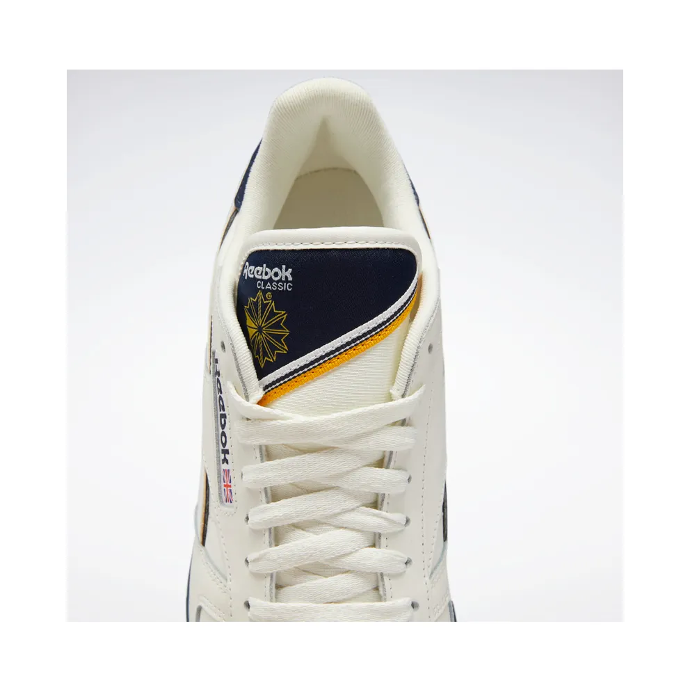 Reebok Classic Leather Chalk / Vector Navy / Semi Solar Gold (GZ7338)