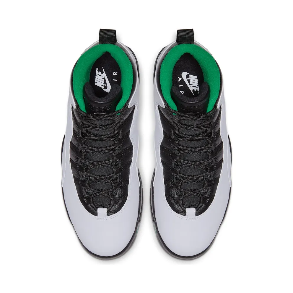 Jordan 10 Retro Seattle White/Black-Green-Yellow (310805-137)