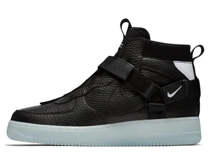 Nike Air Force 1 Mid Utility Black Half Blue