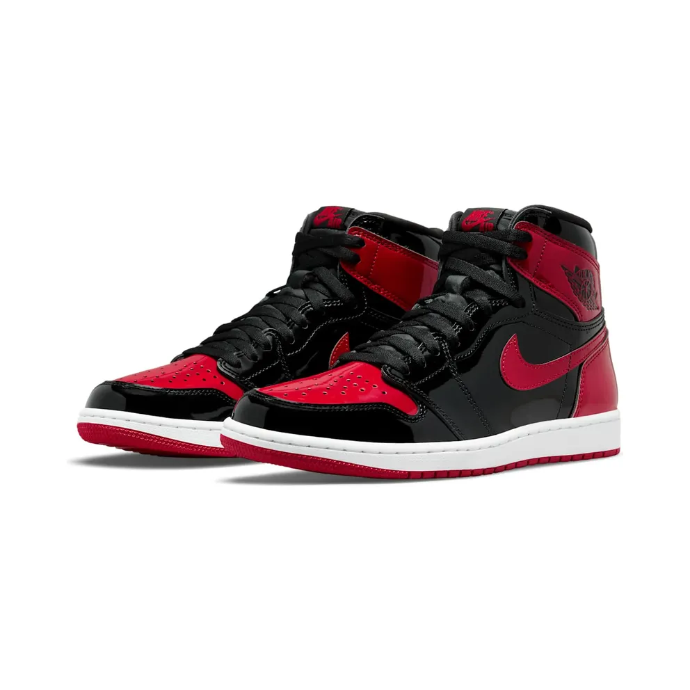 Air Jordan 1 Retro High OG Bred Patent (555088-063)