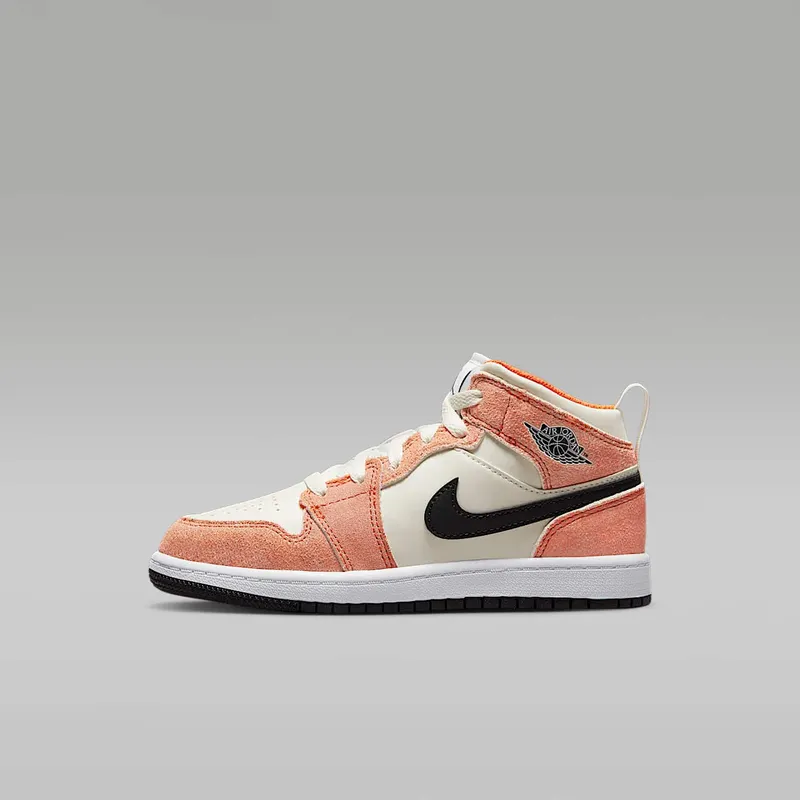 Jordan 1 Mid TD “Orange Suede” (DV1341-800)