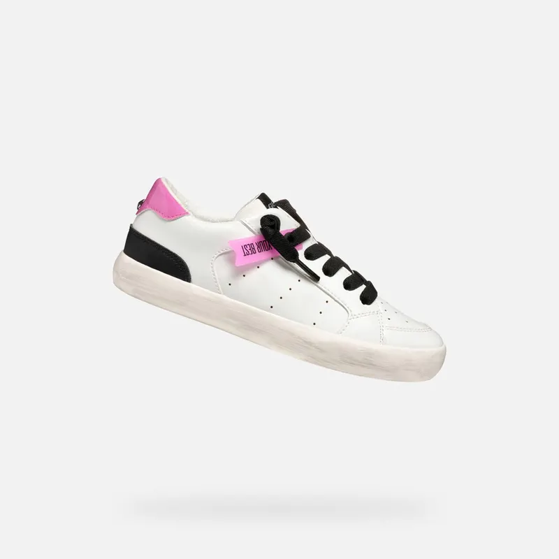 Geox sneaker White/Fuchsia (J554NA000BCC0563)