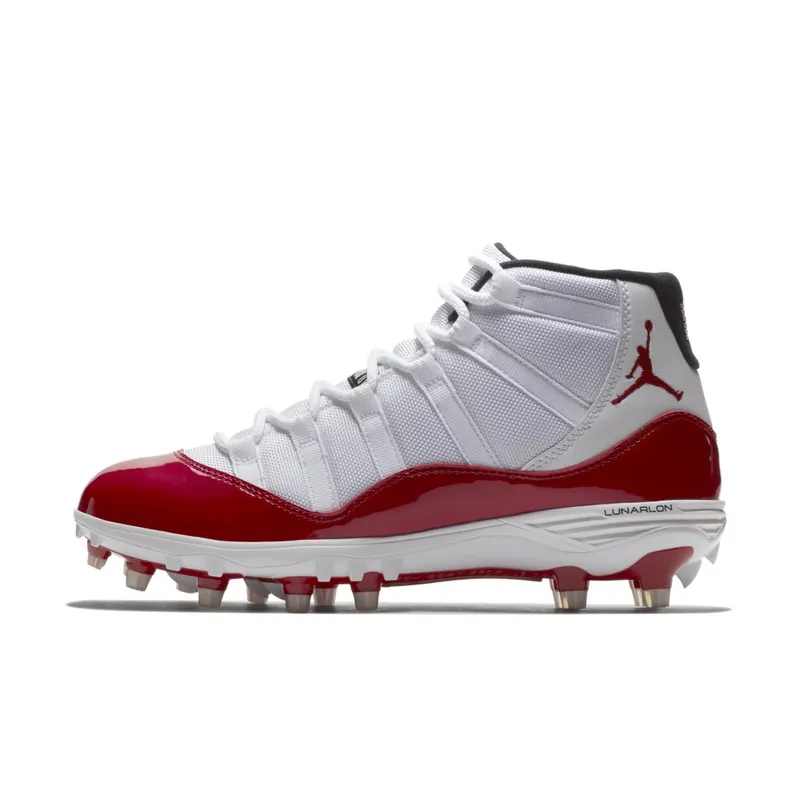 Jordan  11 Retro Cleat White Red White/Gym Red-Gym Red-Black (AO1561-101)
