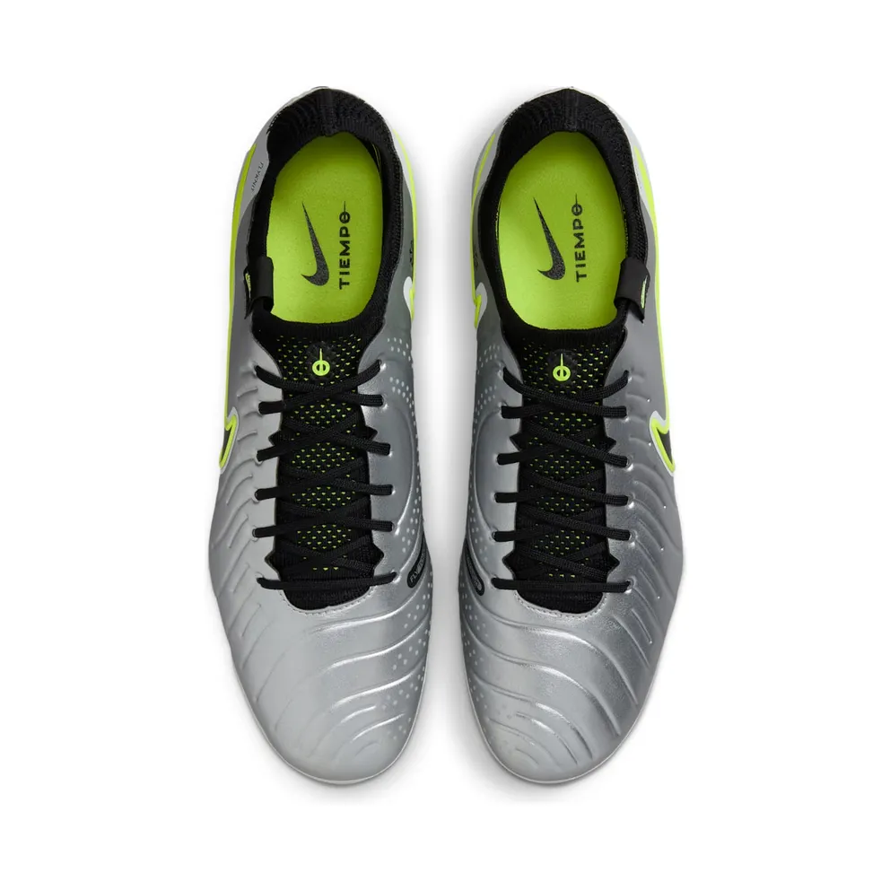 Nike Tiempo Legend 10 Elite AG-Pro Metallic Silver Volt Black (DV4330-001)