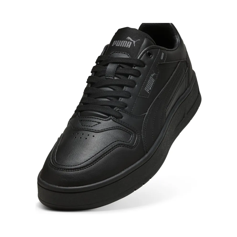 Puma Court Classic Street “Puma Black / Puma Black / Cool Dark Gray” (400196_02)