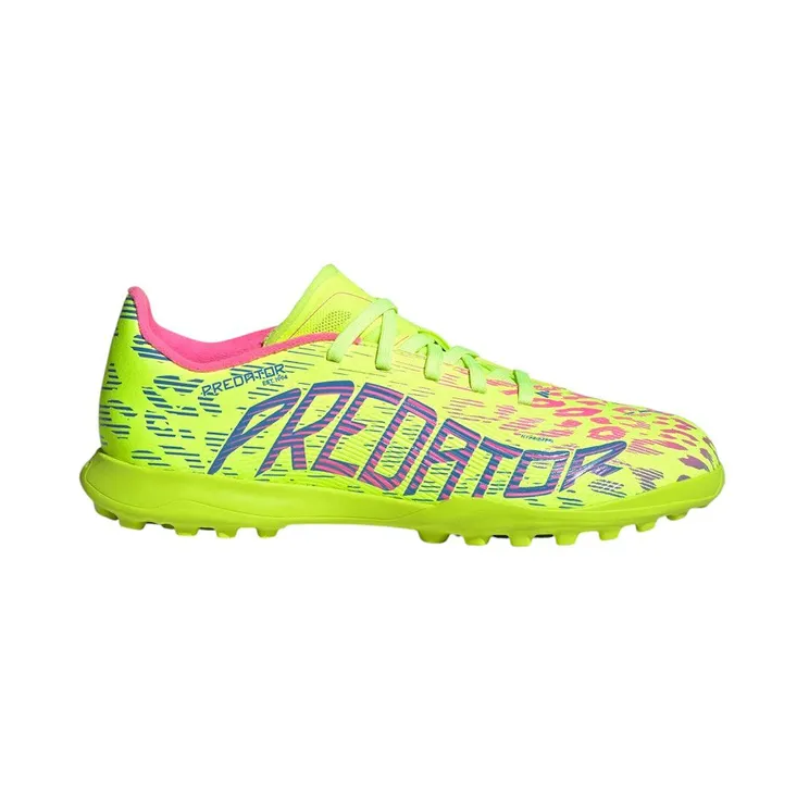 adidas Predator League Turf Lucid Lemon Blue Fusion Lucid Pink (ID3799)