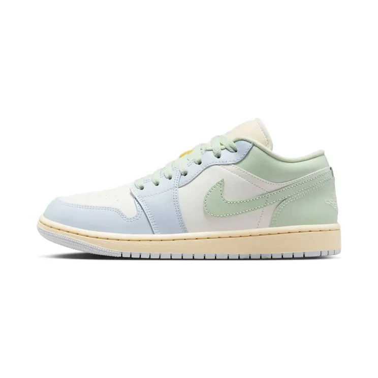 Air Jordan 1 Low “Sail / Aura / Muslin / Jade Aura” (DC0774-108)