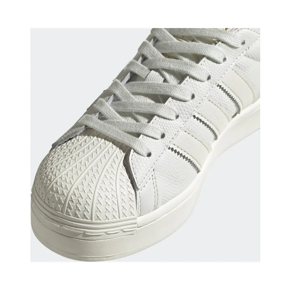 Adidas Superstar Bold ‘Heel Patch Animal Print’ White Tint/Off White/Core Black (FV3458)