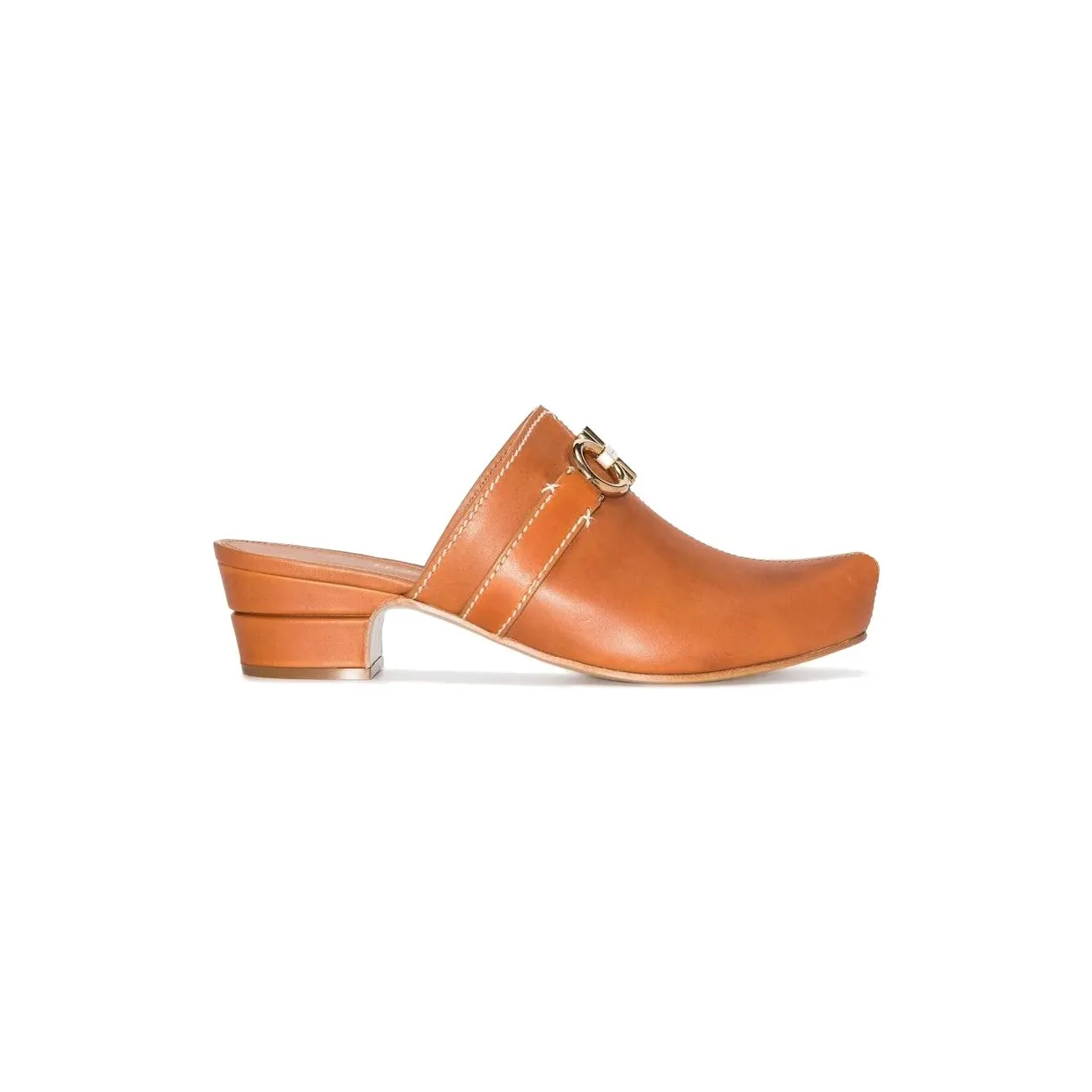 Ferragamo Gancini Slip-On Mules Brown (01D436752533)