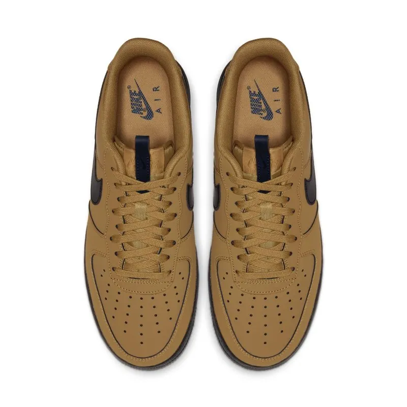 Nike Air Force 1 Low Wheat Black Wheat/Midnight Navy-Black (BQ4326-700)