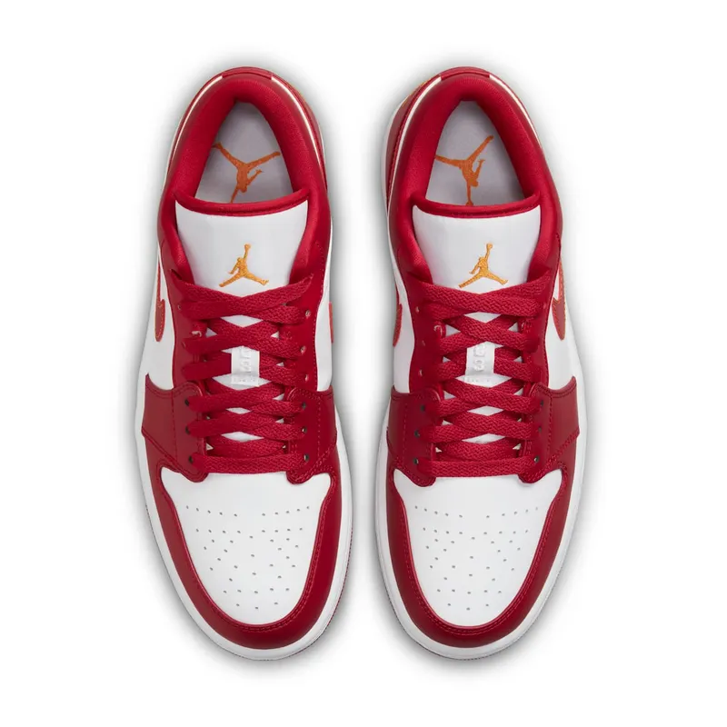 Jordan 1 Low Cardinal Red (GS) – “White / Red” (553558-607)