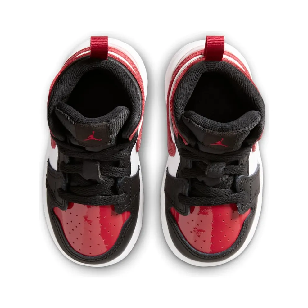 Jordan 1 Mid SE Patent Bred Toe (HV4729-006)