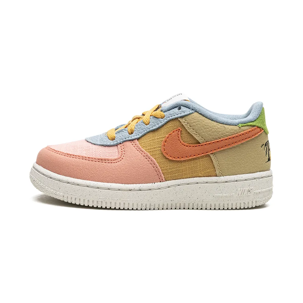 Nike Air Force 1 LV8 TD Next Nature “Sanded Gold / Wheatgrass / Light Madder Root / Hot Curry” (DM1009-700)