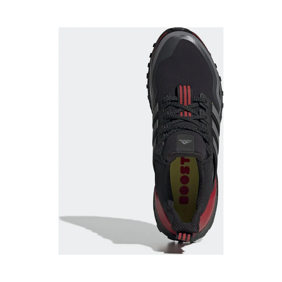 adidas Ultra Boost Guard Black Grey Scarlet Core Black/Grey Three/Scarlet (FU9464)