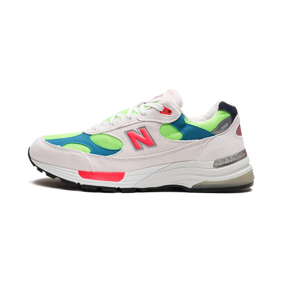 New Balance 992 White Neon Cyan (M992DA)