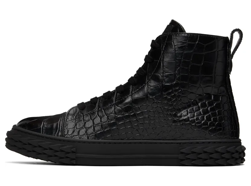 Giuseppe Zanotti Black Ecoblabber Sneakers (RU20029-93162) (3)