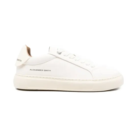 Alexander Smith Soho leren “White” (ASBDSOM)
