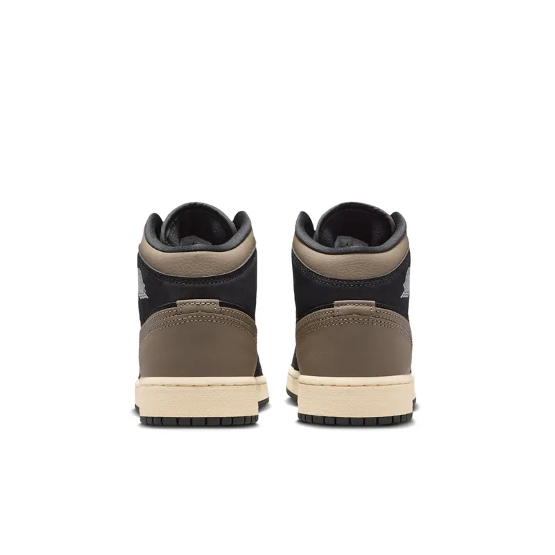 Air Jordan 1 Black/Light Wild Mango/Muslin/Olive Grey (IB7053-002)